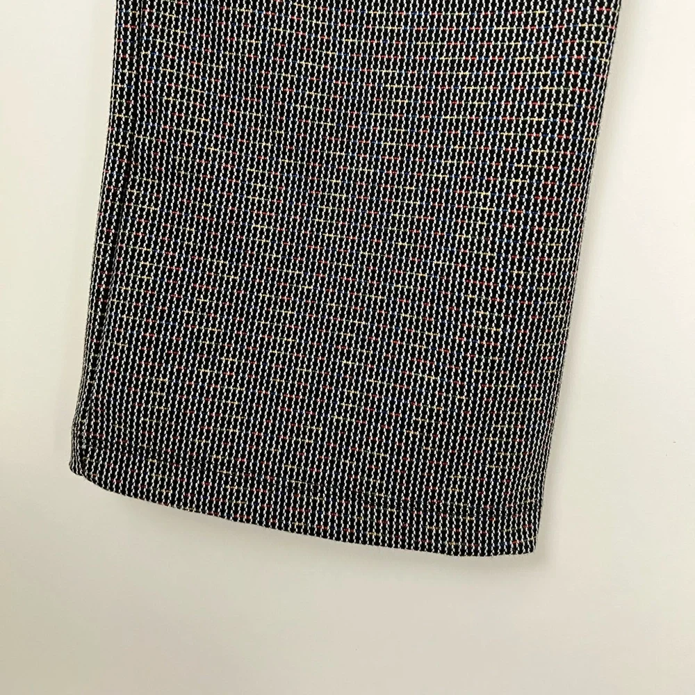 BETABRAND black tweed print yoga work pants SP